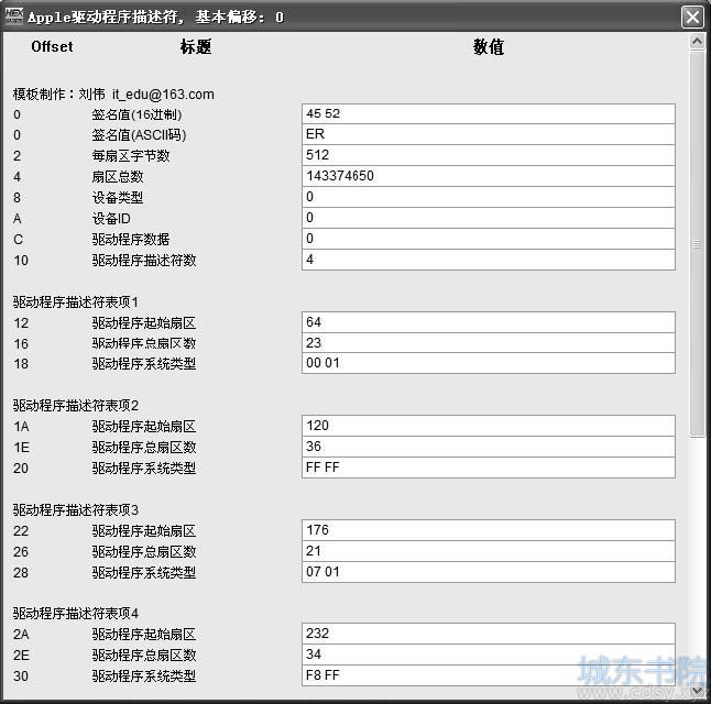 苹果（Apple）电脑APM分区结构分析