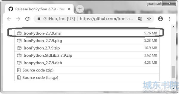 下载IronPython安装包