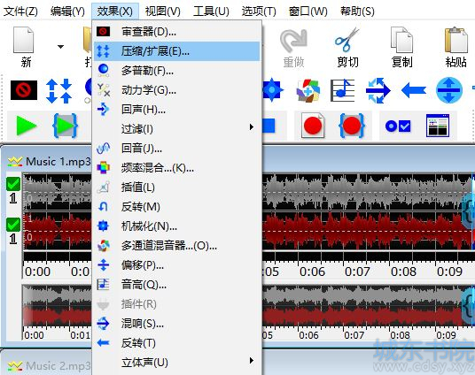 图1：效果菜单