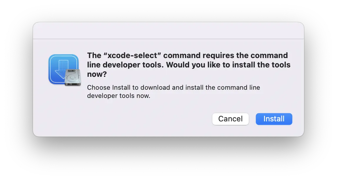 Install Xcode CLI Tools