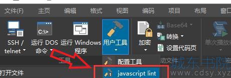 图片1 Javascript lint所在位置