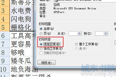 Excel如何打印选定区域